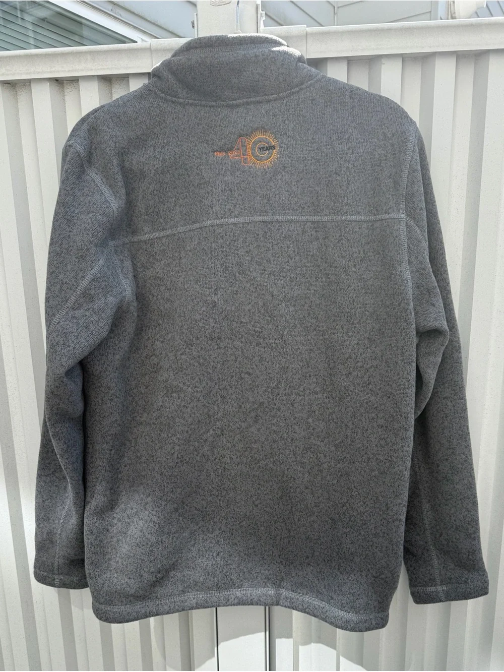 The North Face Sweater Fleece Jacket Men’s M Gray Full Zip NWT